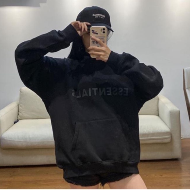 Áo Hoodie Nữ Nam, Hoodie ESSENTIALS Form Rộng Có Mũ Thời Trang Siêu Hot - GenZ Pucca | BigBuy360 - bigbuy360.vn