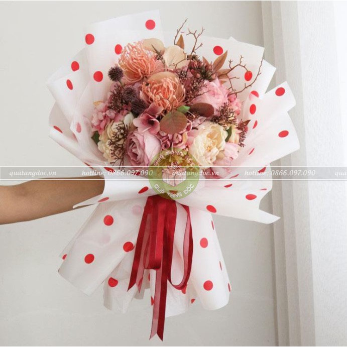 Ruy băng voan pha lụa, nửa voan 2,5cm