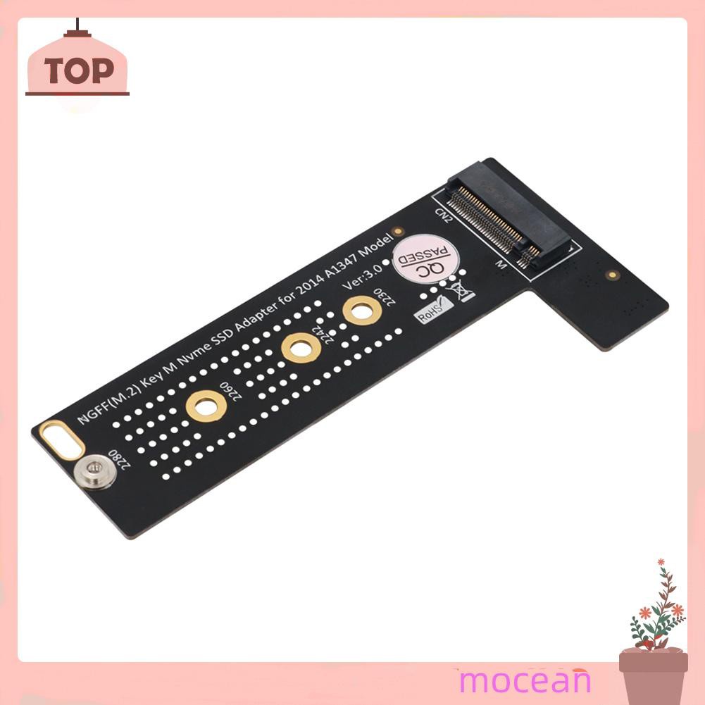 Mocean M.2 Ngff Nvme M-Key Ssd Adapter Cho 2014 Macbook Mini A1347