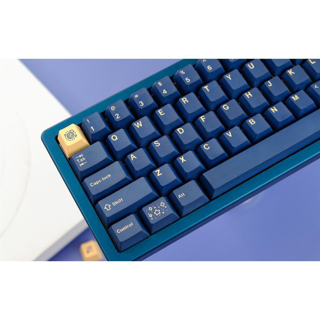 GMK Stargazing Keycaps, 129 Phím Keycaps PBT Cherry Profile DYE-SUB Cá nhân hóa Keycaps GMK cho bàn phím cơ