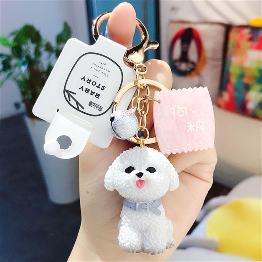 Móc Khóa Hình Chú Chó Hoạt Hình Đáng Yêu