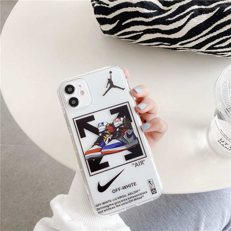 Ốp Điện Thoại Trong Suốt In Logo Nike Cho iPhone 12/ Pro/ Max/ Mini/ 11/ Xs Max/ Xr/ X/ I7/ 7p/ 8/ 8 Plus