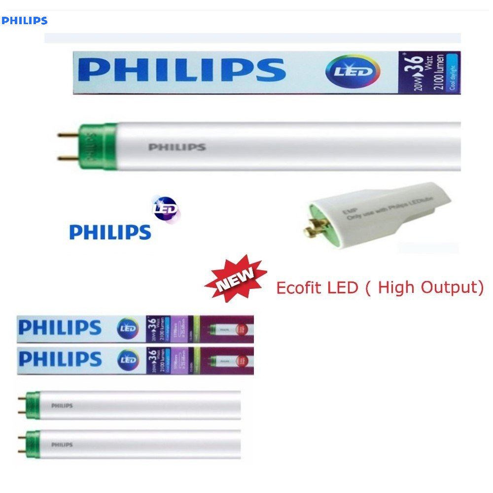 Bóng led tube ECOFIT HO 10W 6 TẤC SIÊU SÁNG PHILIPS