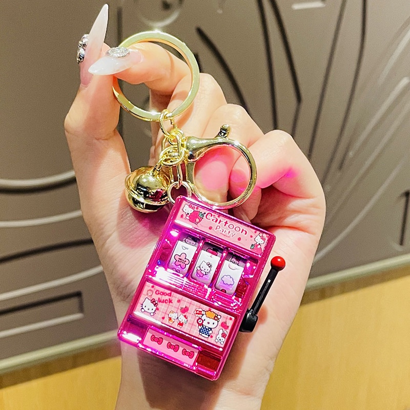 Móc Khóa Hình Máy Trái Cây Sáng Tạo Dễ Thương