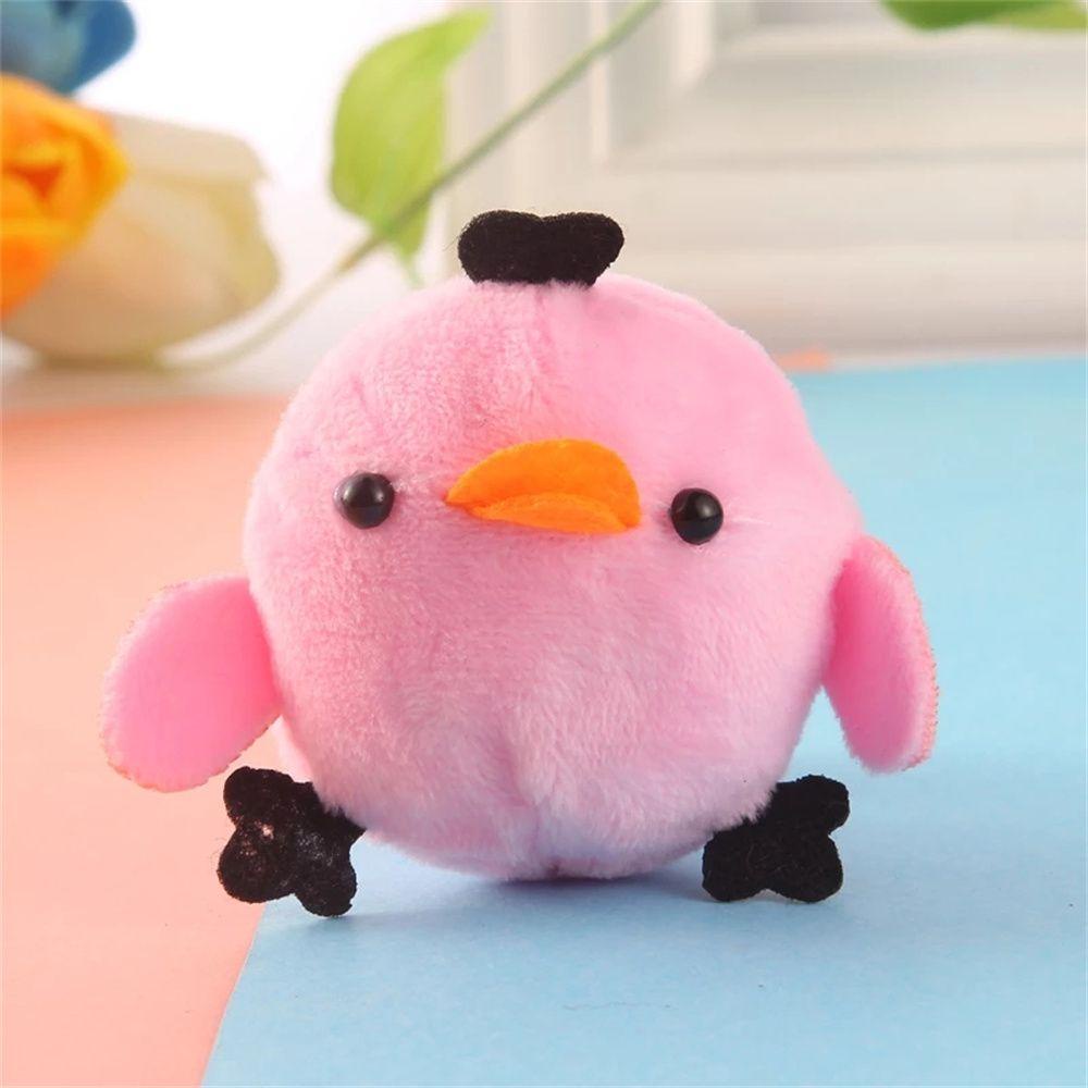 Móc Khóa Hình Gà Nhồi Bông 6cm Đáng Yêu