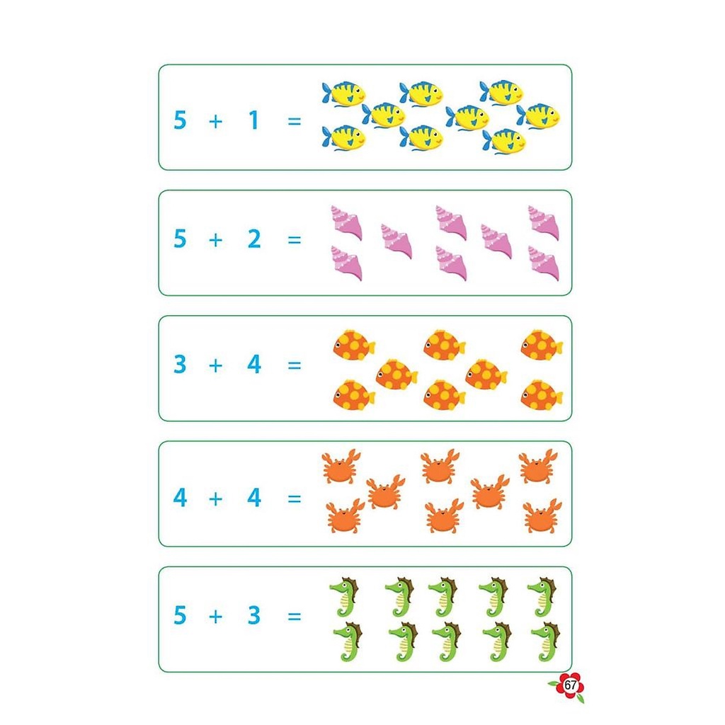 Combo 4 cuốn sách Hành trang cho bé vào lớp 1 - Bé học toán - Luyện viết 1,2,3