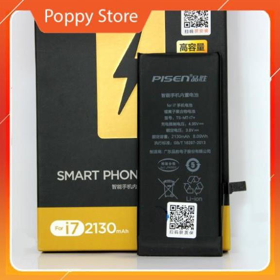 Pin táo Pisen Dung Lượng Cao - Tặng Kèm Bộ Vít