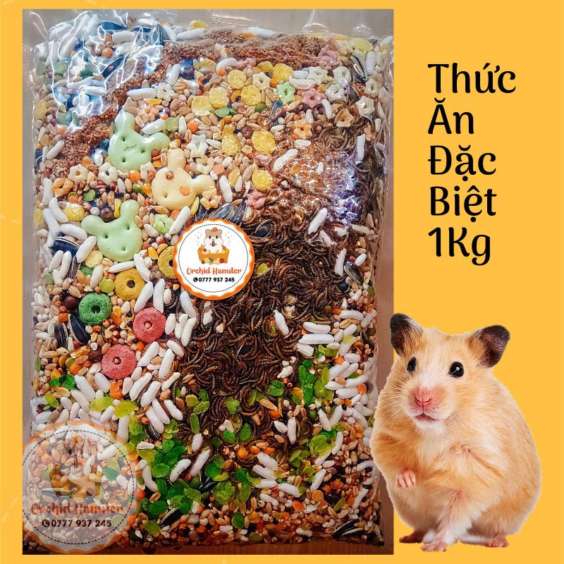 Thức Ăn Trộn Đặc Biệt Cao Cấp Cho Hamster Loại 1kg