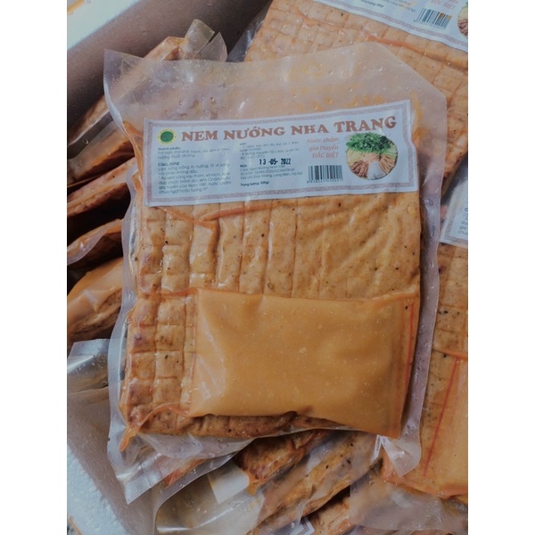 Nem phên nướng Nha trang khay 500g kèm chấm