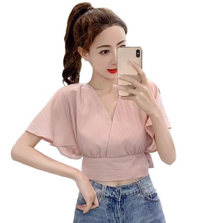 ☀️Áo Kiểu Voan Thắt Nơ Sau