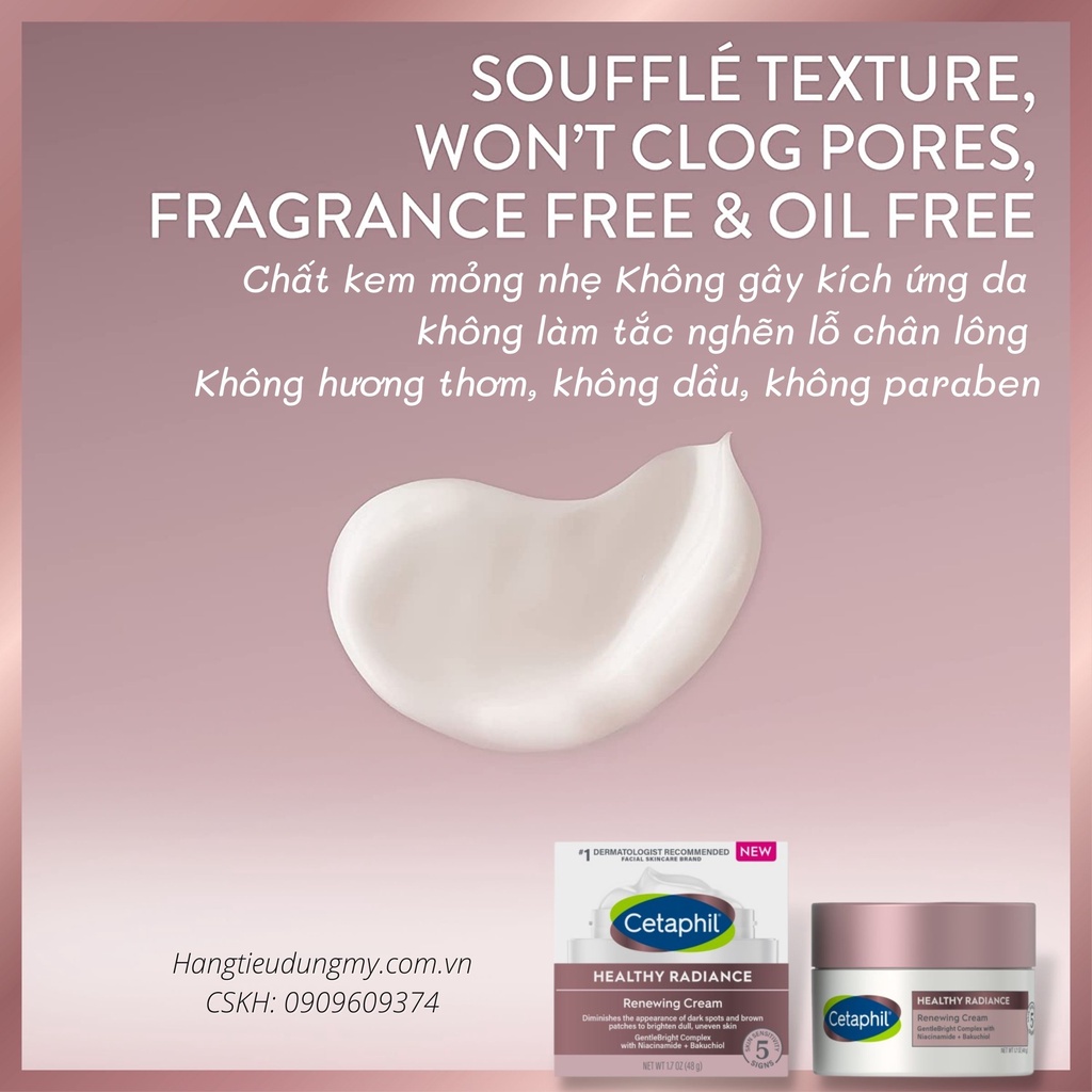 KEM DƯỠNG CETAPHIL HEALTHY RADIANCE ANTIOXIDANT-C|SÁNG DA KHỎE MẠNH, GIẢM VẾT THÂM, ĐƯỢC THIẾT KẾ CHO DA NHẠY CẢM,