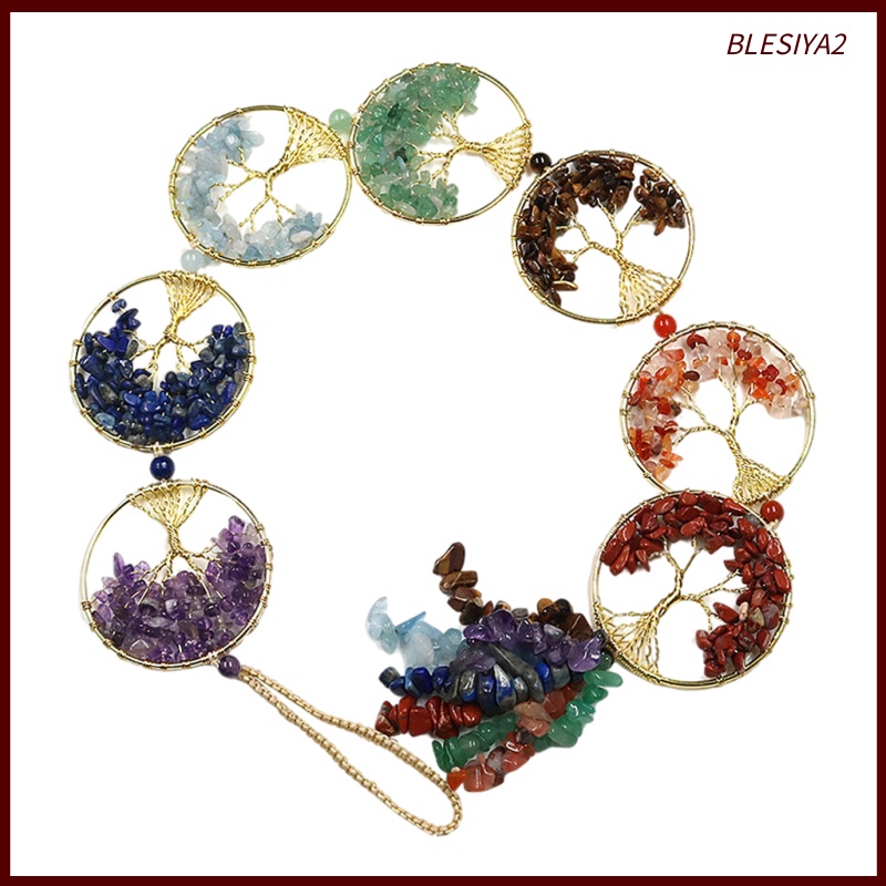 [BLESIYA2]Tree of Life Hanging Ornaments Wall Hanger Tumbled Decor Feng Shui Good Luck