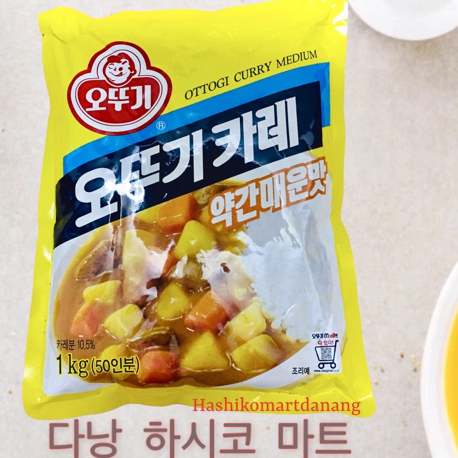 Bột cà ri hơi cay Ottogi  Hàn Quốc 1kg