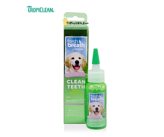 Gel vệ sinh răng miệng cho thú cưng Tropiclean(k vị chó con)