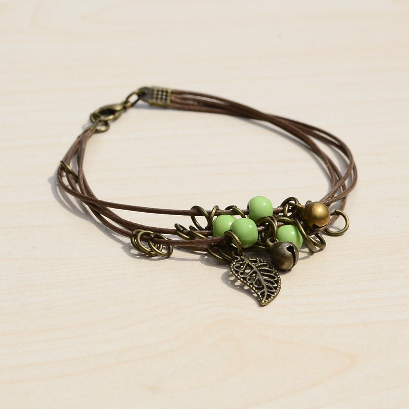 Lắc chân Handmade chiếc lá - TS-0026 | BigBuy360 - bigbuy360.vn