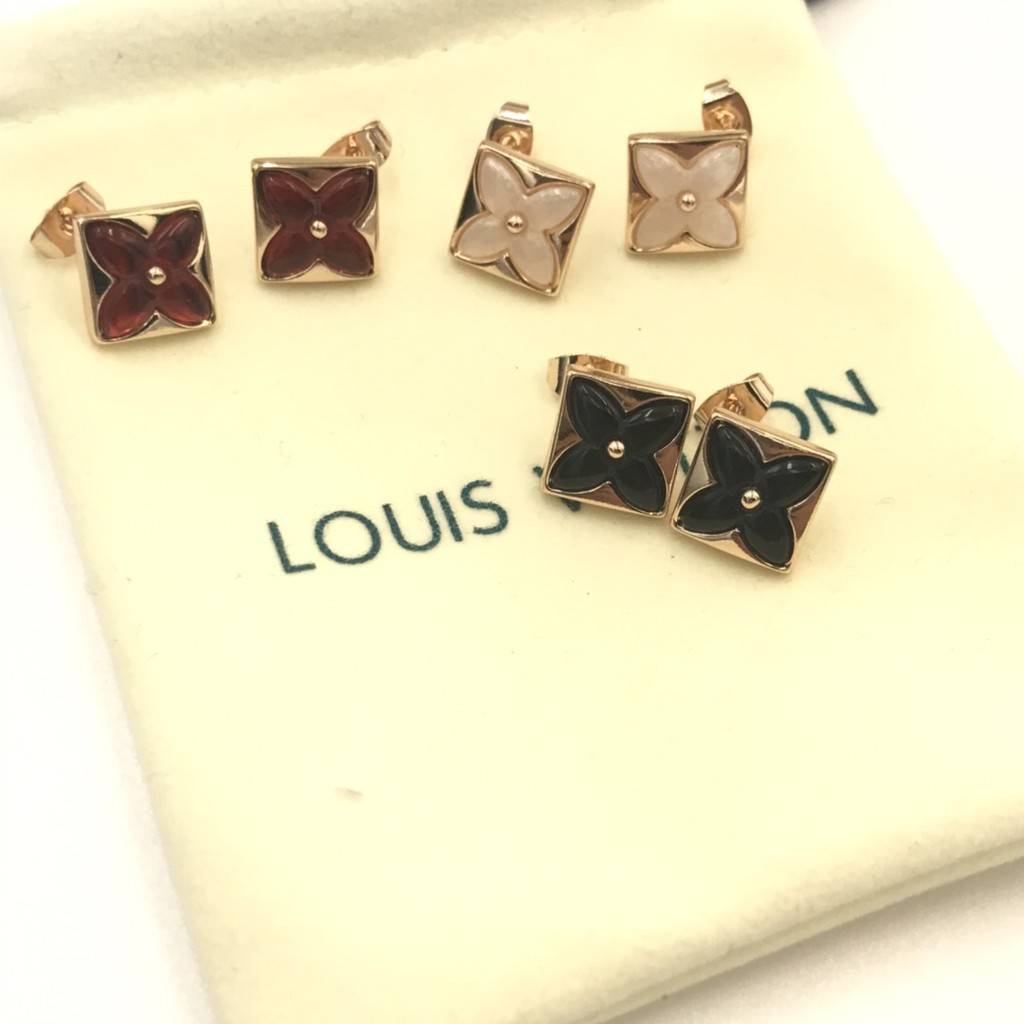 Bông Tai Đính Đá Phong Cách Retro Sang Trọng Cho Nữ