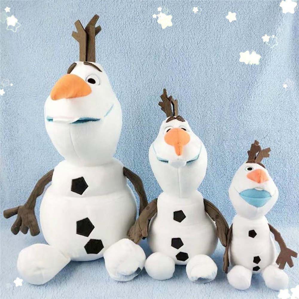 Búp bê nhồi bông nhân vật Olaf hoạt hình Frozen 23/30/50cm tùy chọn
