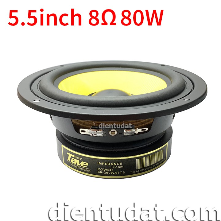 Loa Siêu Trầm 5.5inch 80W Tave