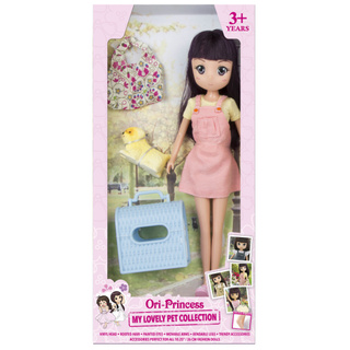 Búp bê ORI Hiền Hòa dắt chó C 37005C-HH
