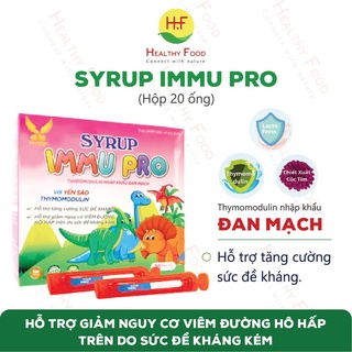 Siro Ăn Ngon, Tăng  Đề Kháng Immu Pro (Hộp 20 Ống) - Giúp bé ăn ngon, tăng miễn dịch, Giảm ốm vặt