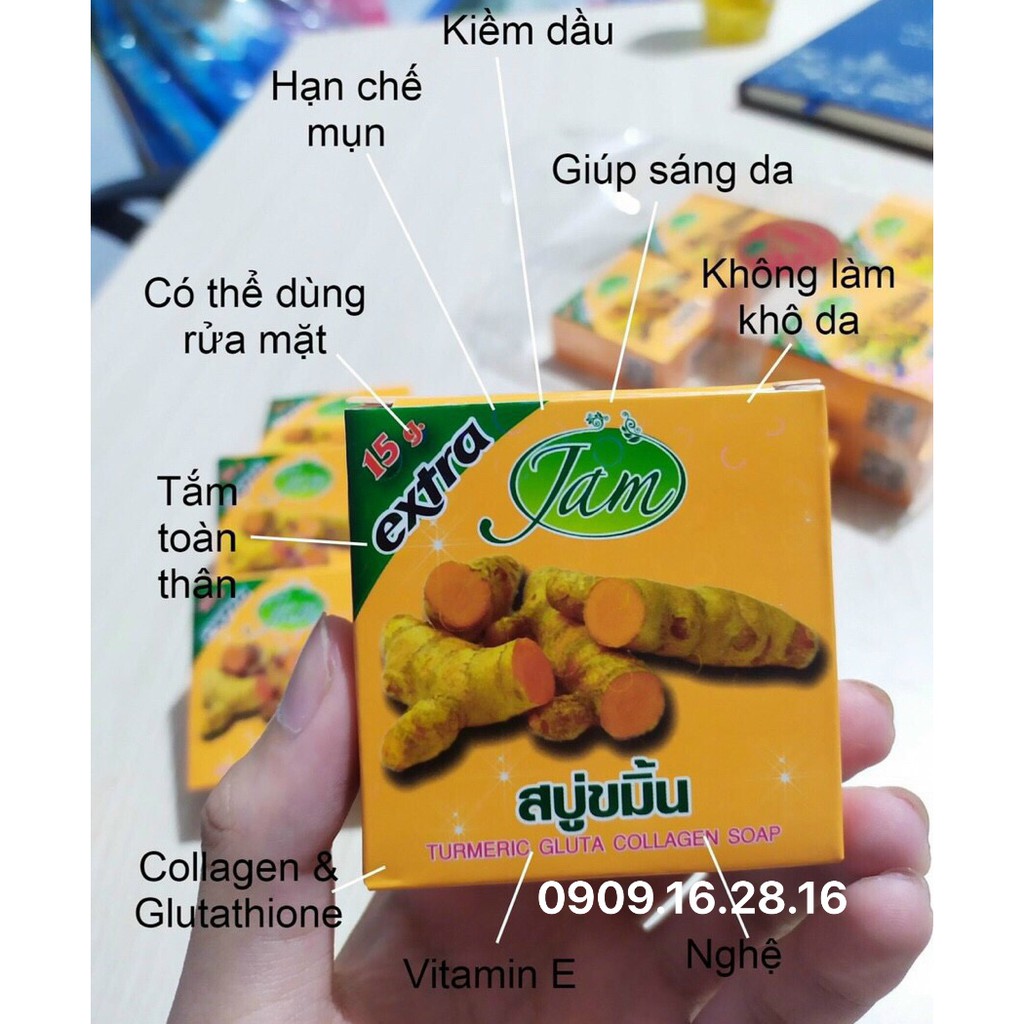 XÀ PHÒNG NGHỆ CAM GIẢM MỤN TRẮNG DA THÁI LAN 1 HỘP [CHÍNH HÃNG] | BigBuy360 - bigbuy360.vn