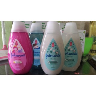 Sữa tắm dầu gội Johnson's Baby cao cấp 200ml