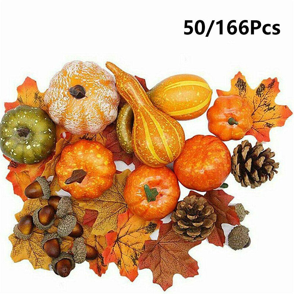 Set 50 / 166 Quả Bí Ngô Giả Dùng Trang Trí Halloween