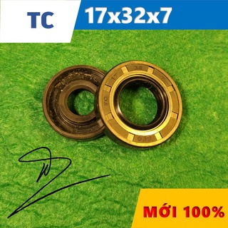 Phớt chặn dầu tc 17x32x7 ( phớt dầu / chắn dầu / lò xo / phớt ben / oil seal tc 17*32*7)