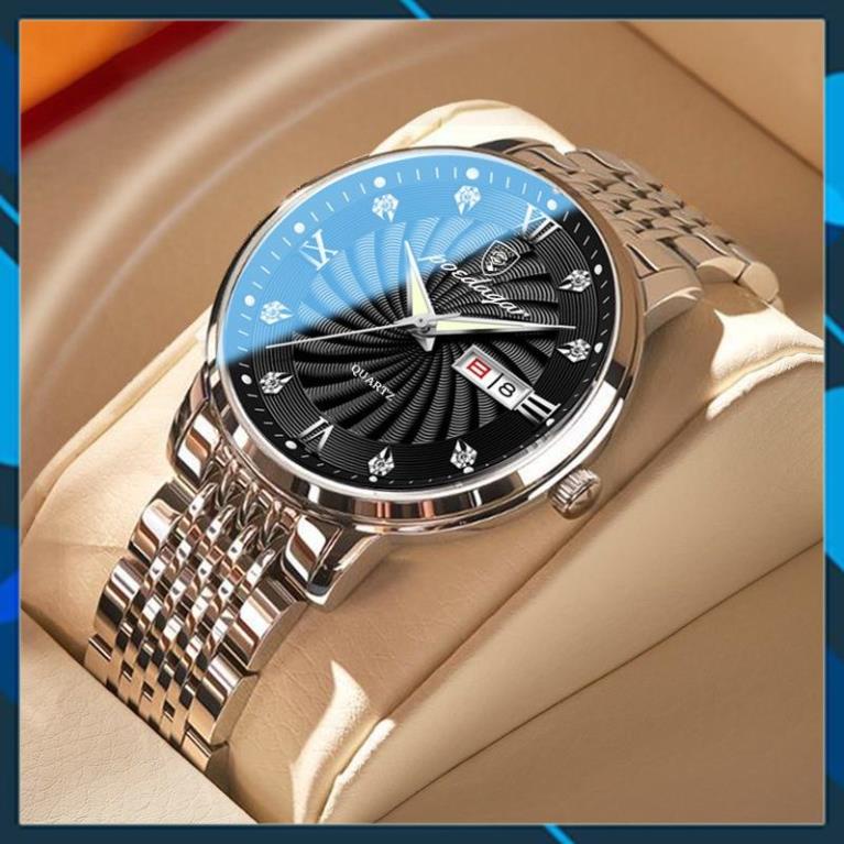 Đồng Hồ Nam Chính Hãng HW GOEDAGAR P827 Thiết Kế Dây Thép Cao Cấp - Chống Nước - Có Lịch HIWATCH | BigBuy360 - bigbuy360.vn