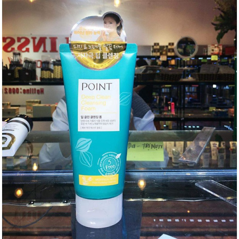 Sữa rửa mặt tạo bọt Point Deep Clean Cleansing Foam