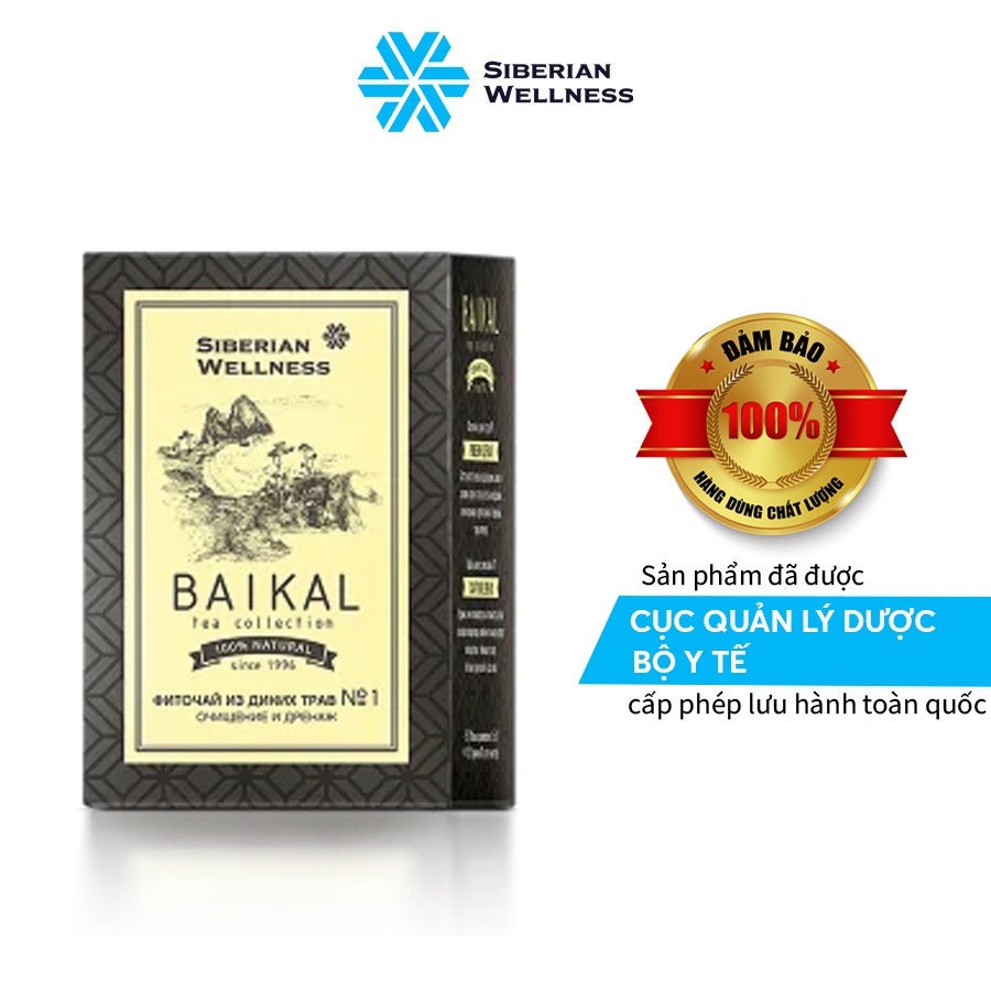 Trà thảo mộc Baikal tea collection. Herbal tea №1 giúp thanh nhiệt giải độc và hỗ trợ nhuận tràng
