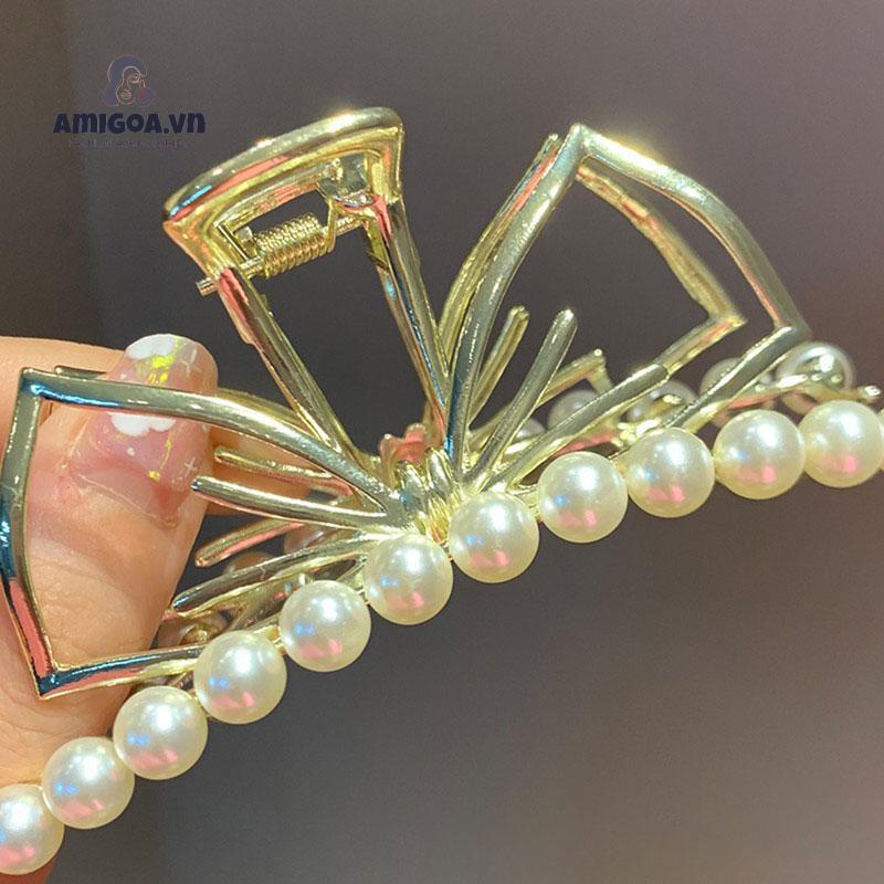 ✨✨Kẹp Tóc Hình Cá Mập Bằng Kim Loại Thanh Lịch Cho Nữ