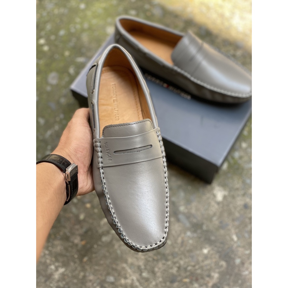 Giày Mọi , Giày Lười Quý Ông Sang Chảnh Da Thật