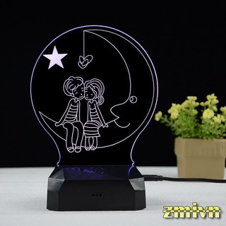 Đèn ngủ, đèn trang trí, Led 3D nhiều mẫu