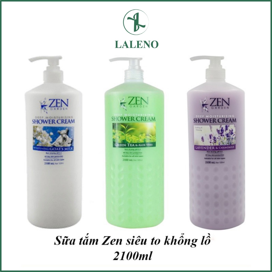 [CHAI KHỔNG LỒ 2L1] Sữa Tắm Zen Garden Deep Moisturising Shower Cream Malaysia 2100ml