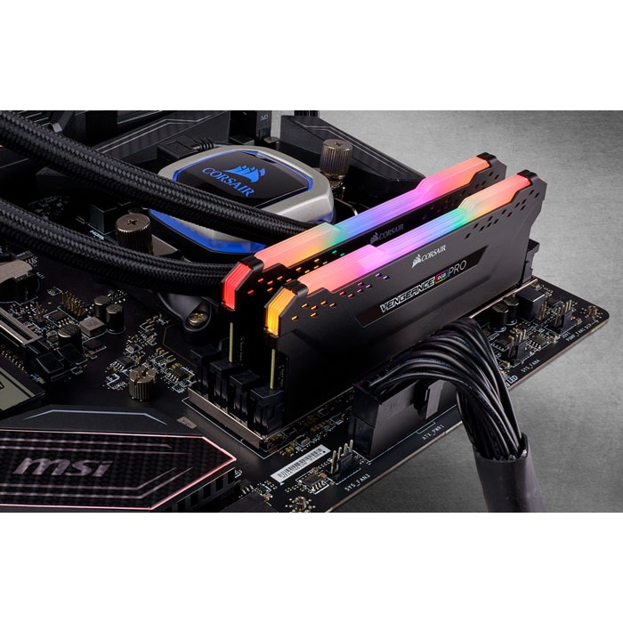 RAM Desktop Corsair 32Gb (2x16Gb) DDR43000 Vengeance Pro Tản LED RGB Hàng Chính Hãng