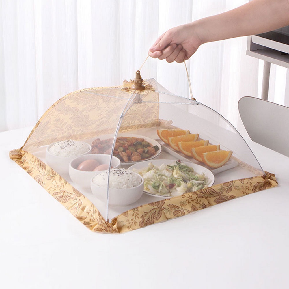 Lồng Bàn Đậy Thức Ăn Bằng Lưới Chống Bụi Và Ruồi Ốp