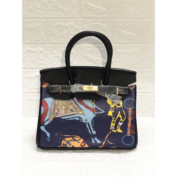 Túi xách nữ HM BIRKIN hoạ tiết