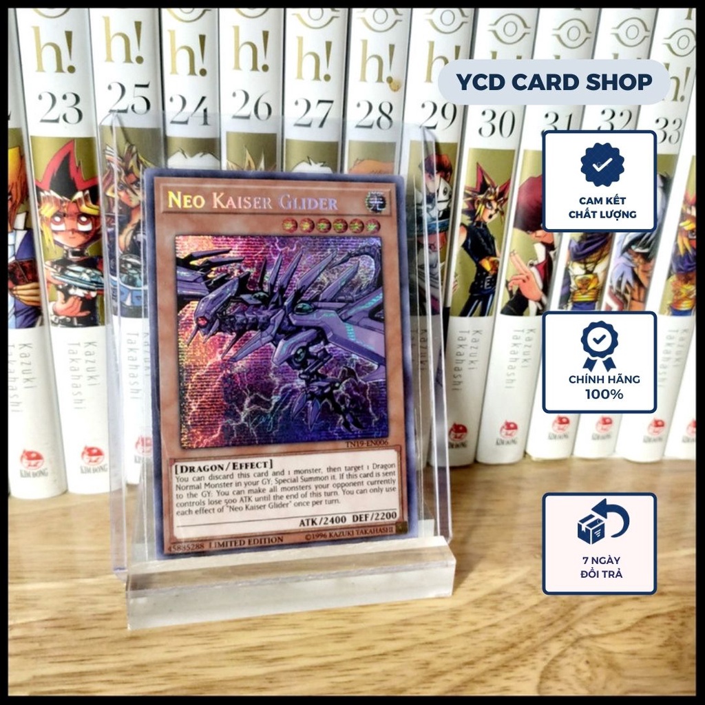 Thẻ bài yugioh chính hãng Neo Kaiser Glider – Prismatic Secret Rare