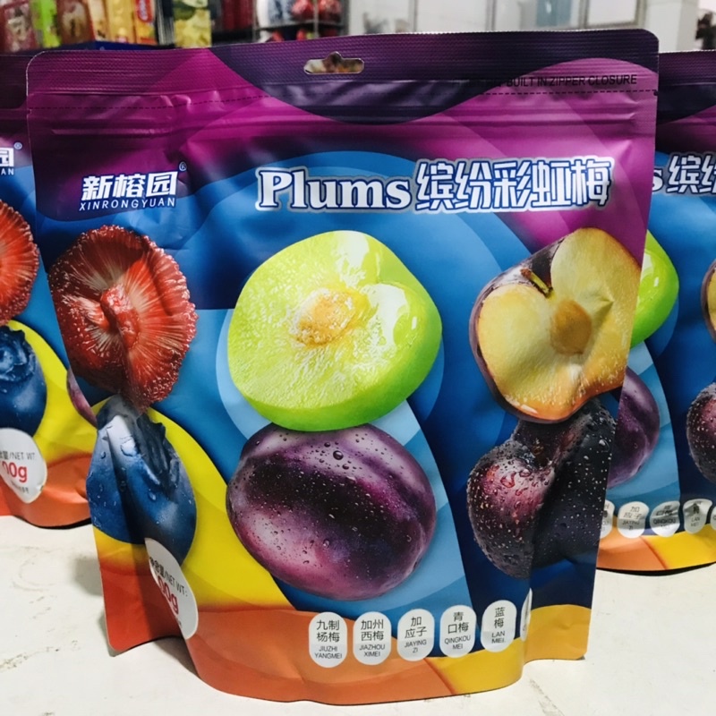 Ô mai mận Plums mix 6 loại túi 500g