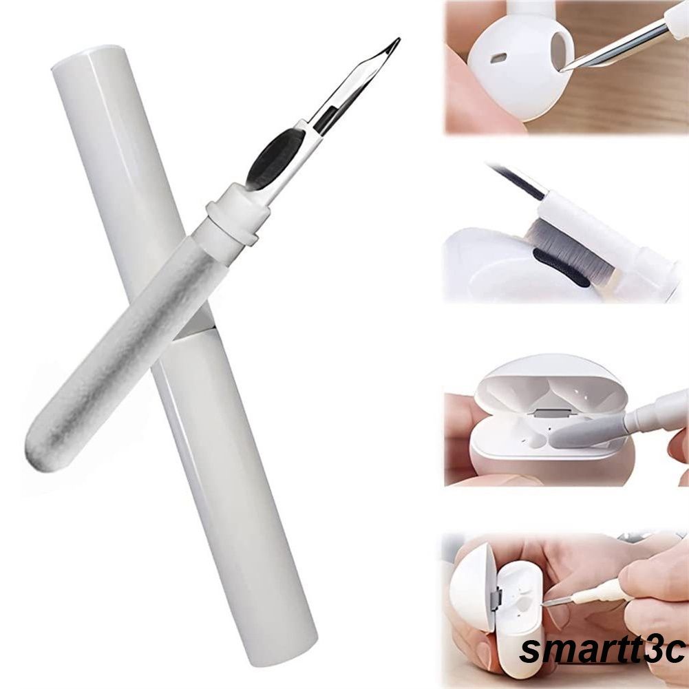 Bút làm sạch tai nghe bluetooth airpods 3 trong 1 nhỏ gọn phù hợp với hầu hết mọi nơi