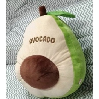 Chăn gối trái cây hình trái bơ dễ thương mềm cho văn phòng cho bé đi học