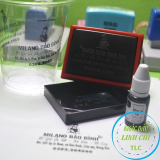 Con dấu in logo theo yêu cầu silicon gỗ Pl 4565