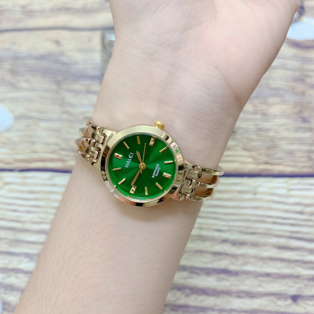 Đồng hồ Nữ Halei máy Nhật không ghỉ, chống nước, chống xước tuyệt đối H879. | BigBuy360 - bigbuy360.vn