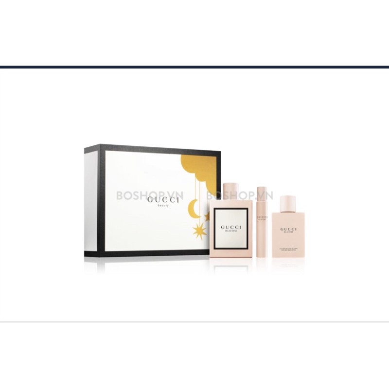 Gift Set Nước Hoa Nữ Gucci Bloom EDP 3 Món | BigBuy360 - bigbuy360.vn