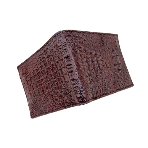 Ví ngang nam, ví da cá sấu nguyên con 1 mặt.