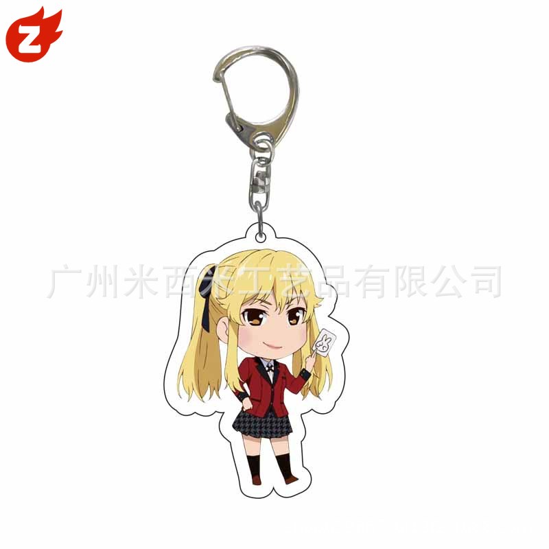 1 Móc Khóa Acrylic Hình Nhân Vật KAKEGURUI Jabami Yumeko