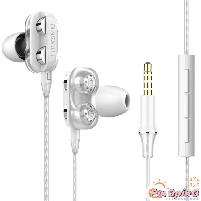 Tai Nghe Nhét Tai Thể Thao Âm Thanh Hifi Siêu Trầm Jack 3.5mm