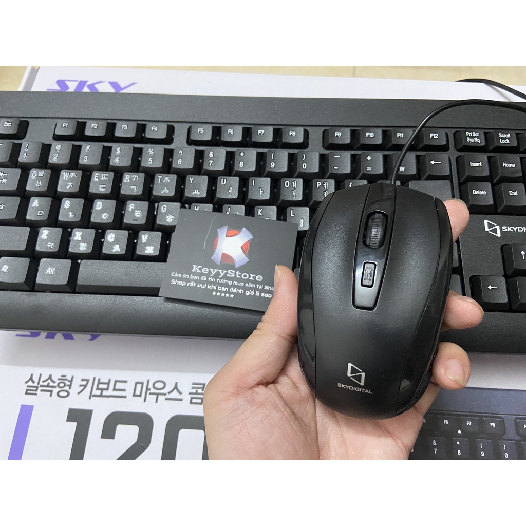 ❤KeyyStore❤ Bàn phím chuột ZE-940 , Sky L120 , G21B Siêu Bền Mới Nhất 2022 chuyên dành cho dân văn phòng, bh 12 tháng