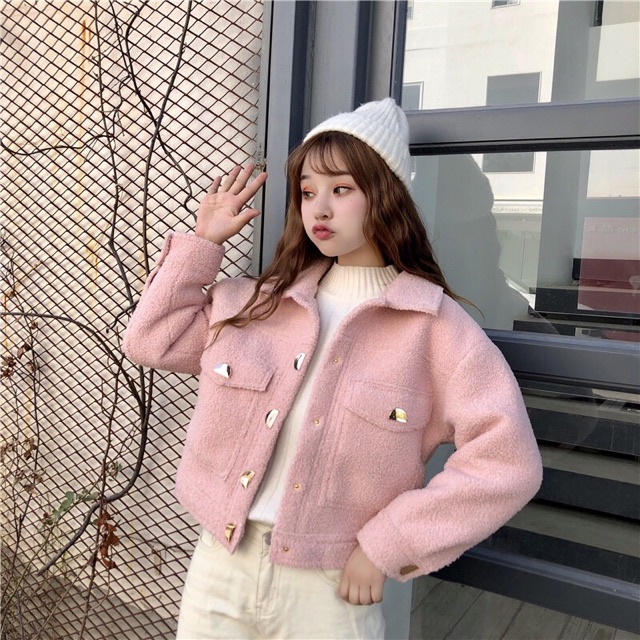 Áo khoác lông xù